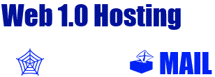 Web1.0 Hosting Mail Logo